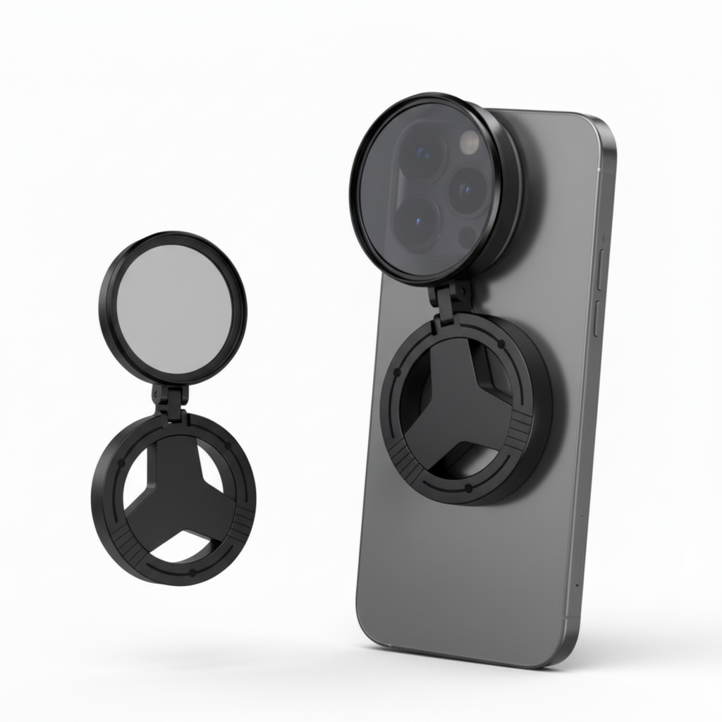 Phone Right + Isolated Lens Left